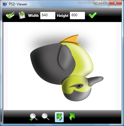 PSD viewer